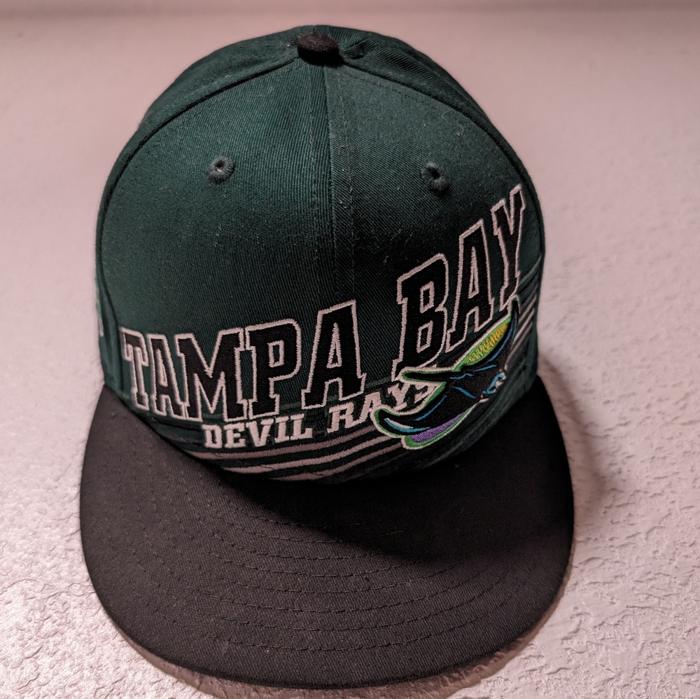 New Era 9FIFTY Tampa Bay Devil Rays Cooperstown Collection Snapback Green
